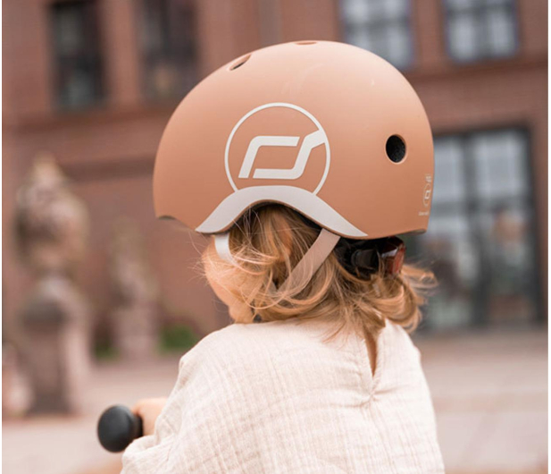 Scoot & Ride Kask Ochronny XXS-S dla dzieci 1-5 lat Mocha - 1357023 - zdjęcie 8
